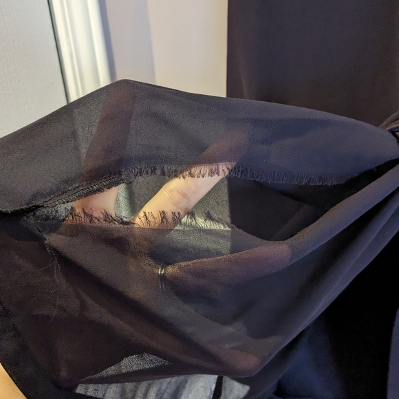 Aritzia BABATON Jameson Dark Purple Shift Mini Dress size 2 - Picture 5 of 8